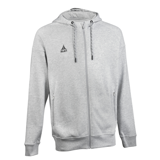 Толстовка SELECT Oxford v25 zip hoodie Grey